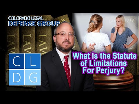 What is the Statute of Limitations For Perjury?