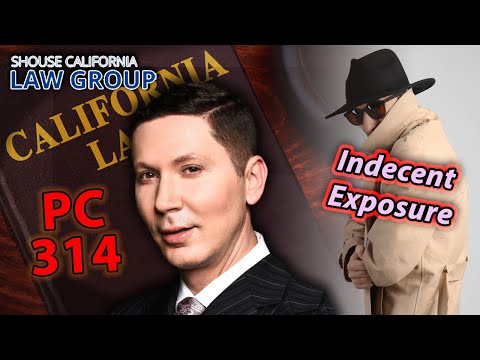 Â§ 314 PC - Indecent Exposure - California Law & Penalties
