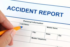 Accident report form