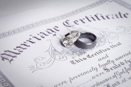 Certificado de matrimonio - la bigamia es un delito grave en Colorado según CRS 18-6-201