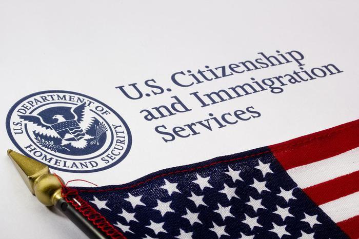Bandera de USCIS