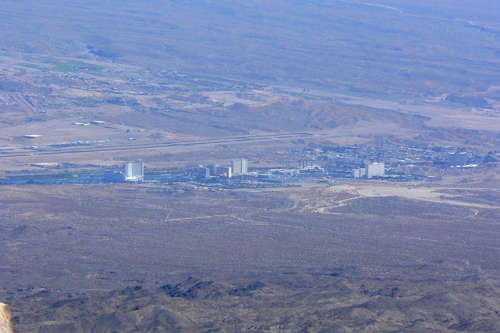 Laughlin nevada from spirit mountain 2