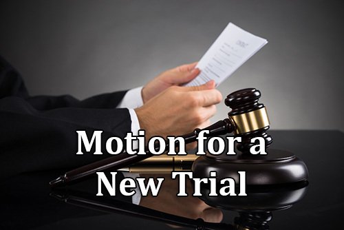 motion for a new trial