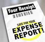 paper that says expense report