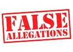 Stamp of false allegations