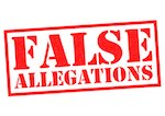 Sello de acusaciones falsas