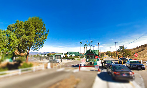 Entrada de la cárcel del condado norte