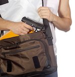 gun in backpack