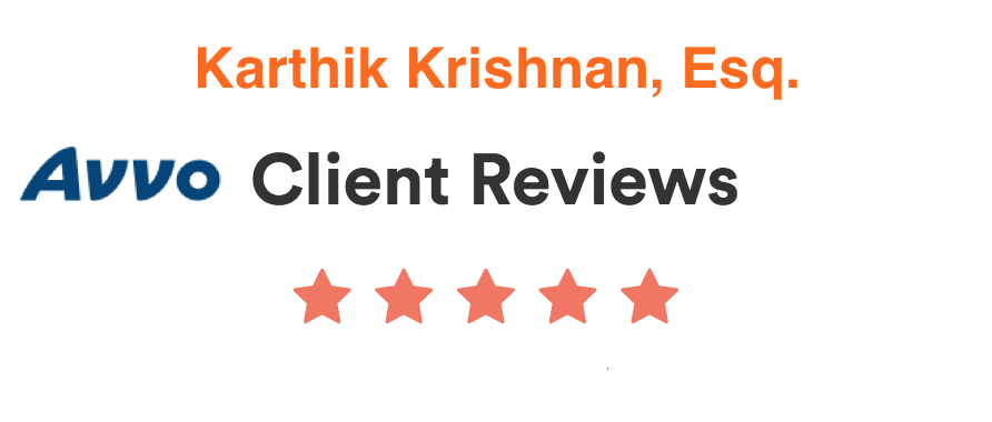Avvo Client Reviews for Karthik Krishnan
