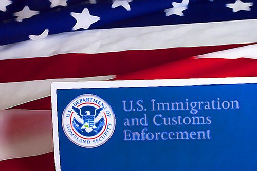 immigration and customs enforcement sign