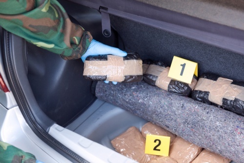 car trunk full of drugs (NRS 453.3385)