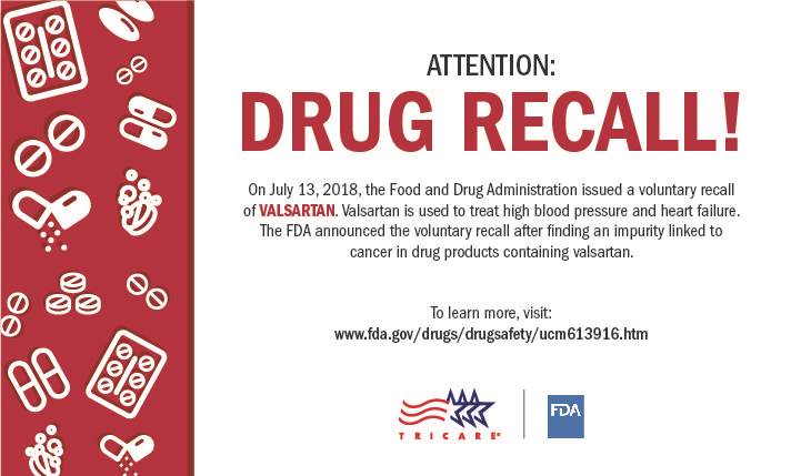 Valsartan recall notice