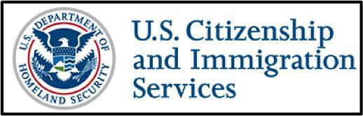 Sello oficial del Servicio de Ciudadanía e Inmigración de los Estados Unidos