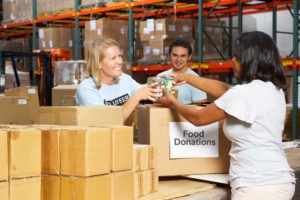 Food bank, where some defendants may perform community service hours