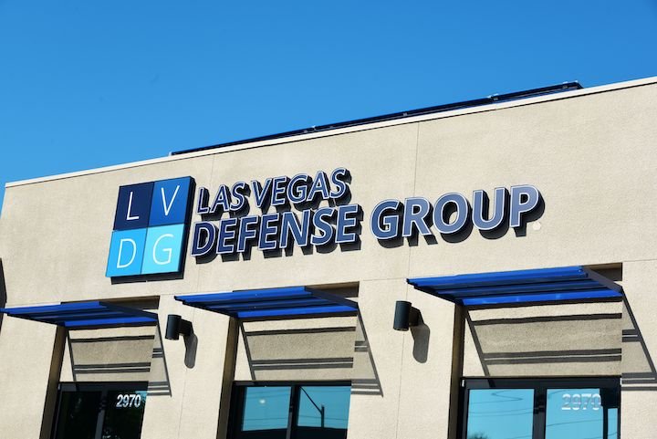 Facade of Las Vegas Defense Group, Nevada DUI attorneys. 