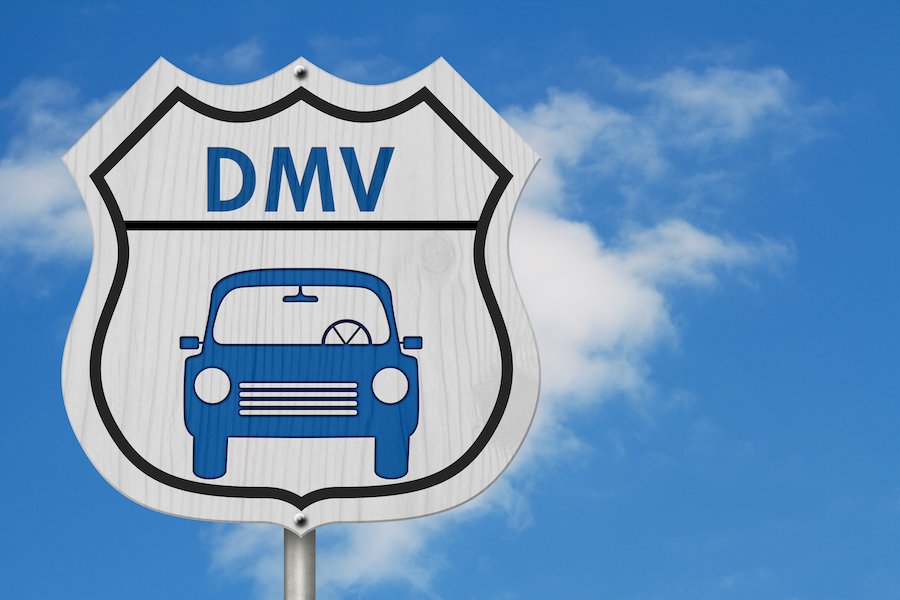 DMV sign