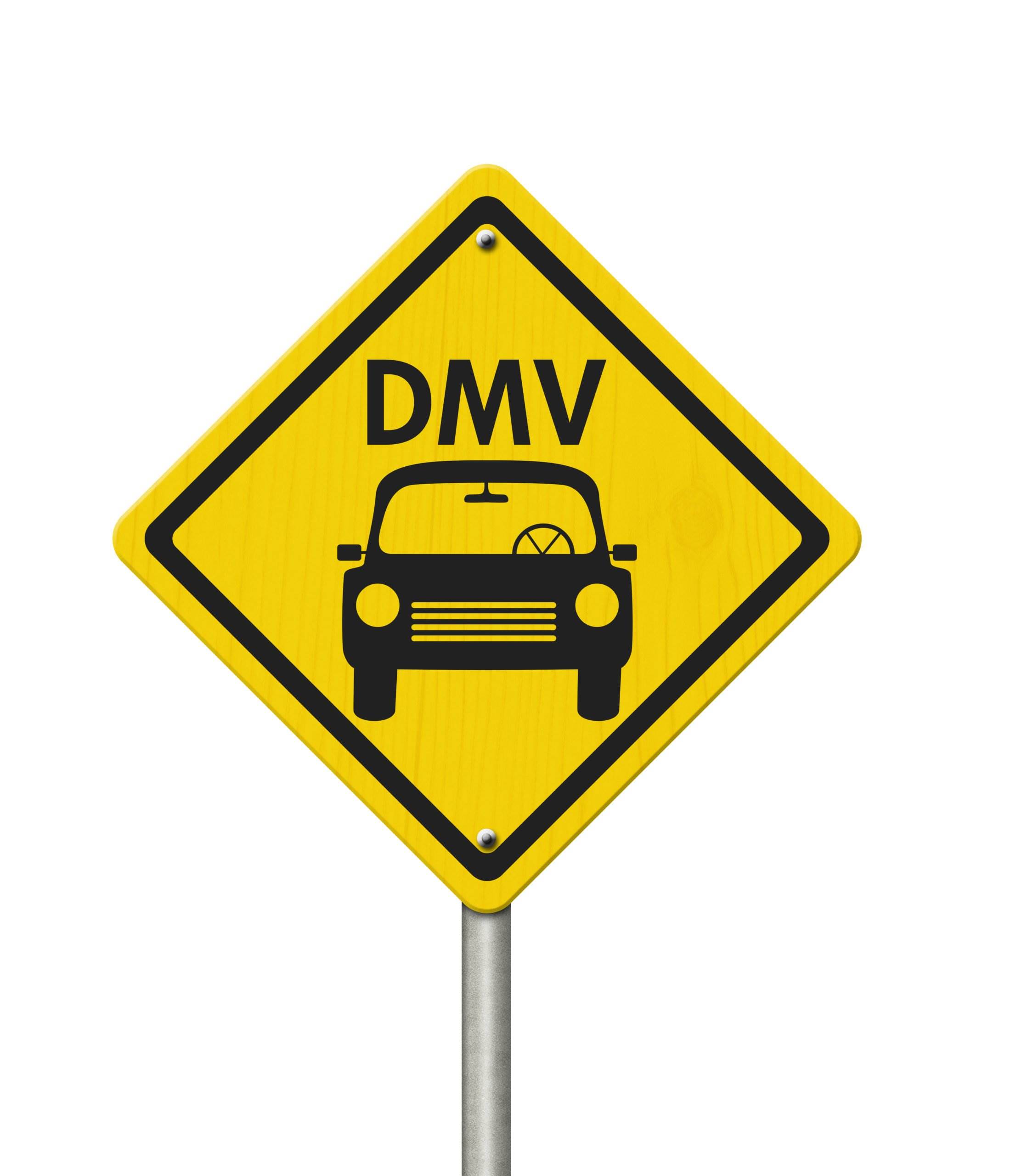 DMV sign