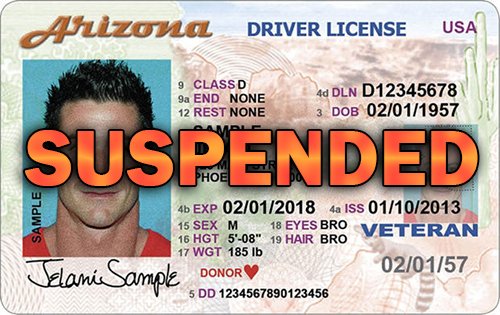 arizona suspended license