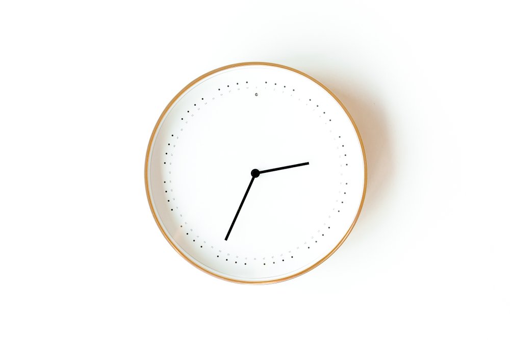 modern looking clock