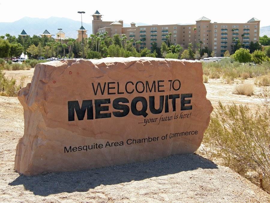 Welcome to Mesquite sign