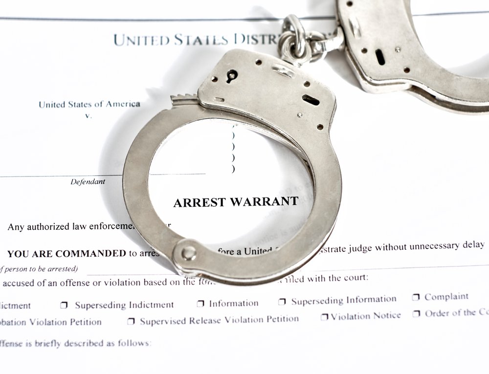 Arrest warrant.