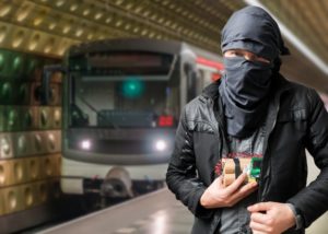 Arsonist holding TNT in subway in violation of 18715 PC