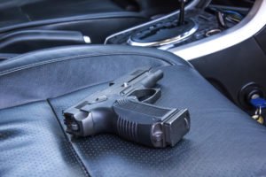 Revolver on passenger car seat