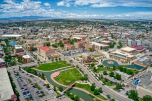 Aerial view of Pueblo, Colorado
