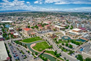 Vista aérea de Pueblo, Colorado