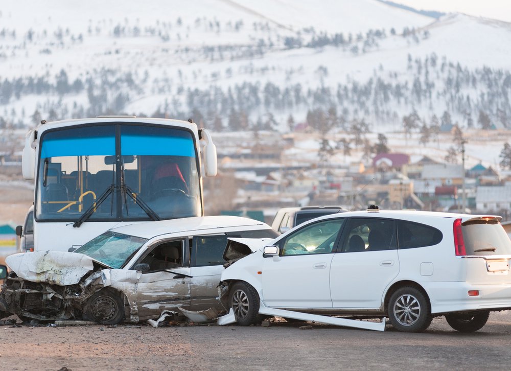 A bus crash involving two other vehicles - our bus injury lawyers help victims to bring legal claims