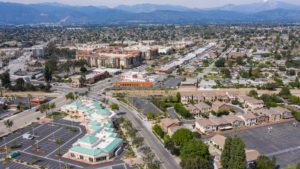 Vista aérea de West Covina, California