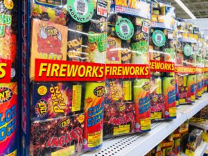 Fireworks for sale.