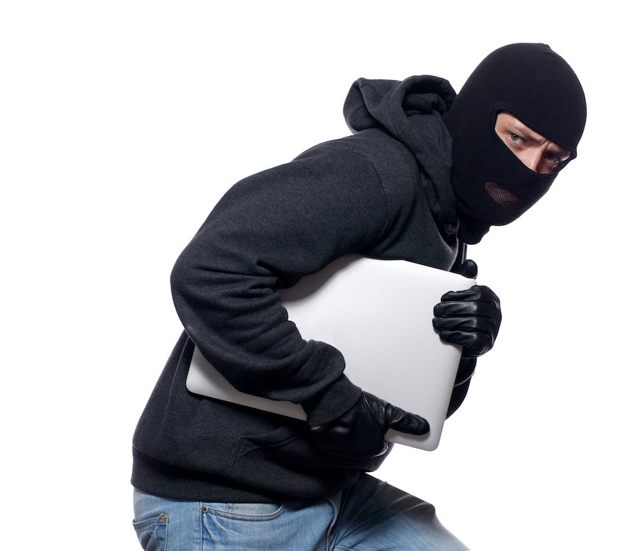 Man stealing computer in violation of NRS 205.220.