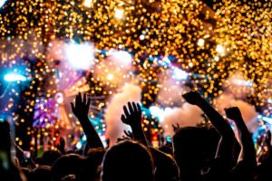 Electric Music Concert from audience view