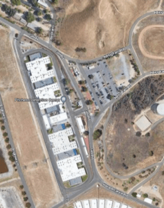 Vista aérea de la cárcel de Pitchess